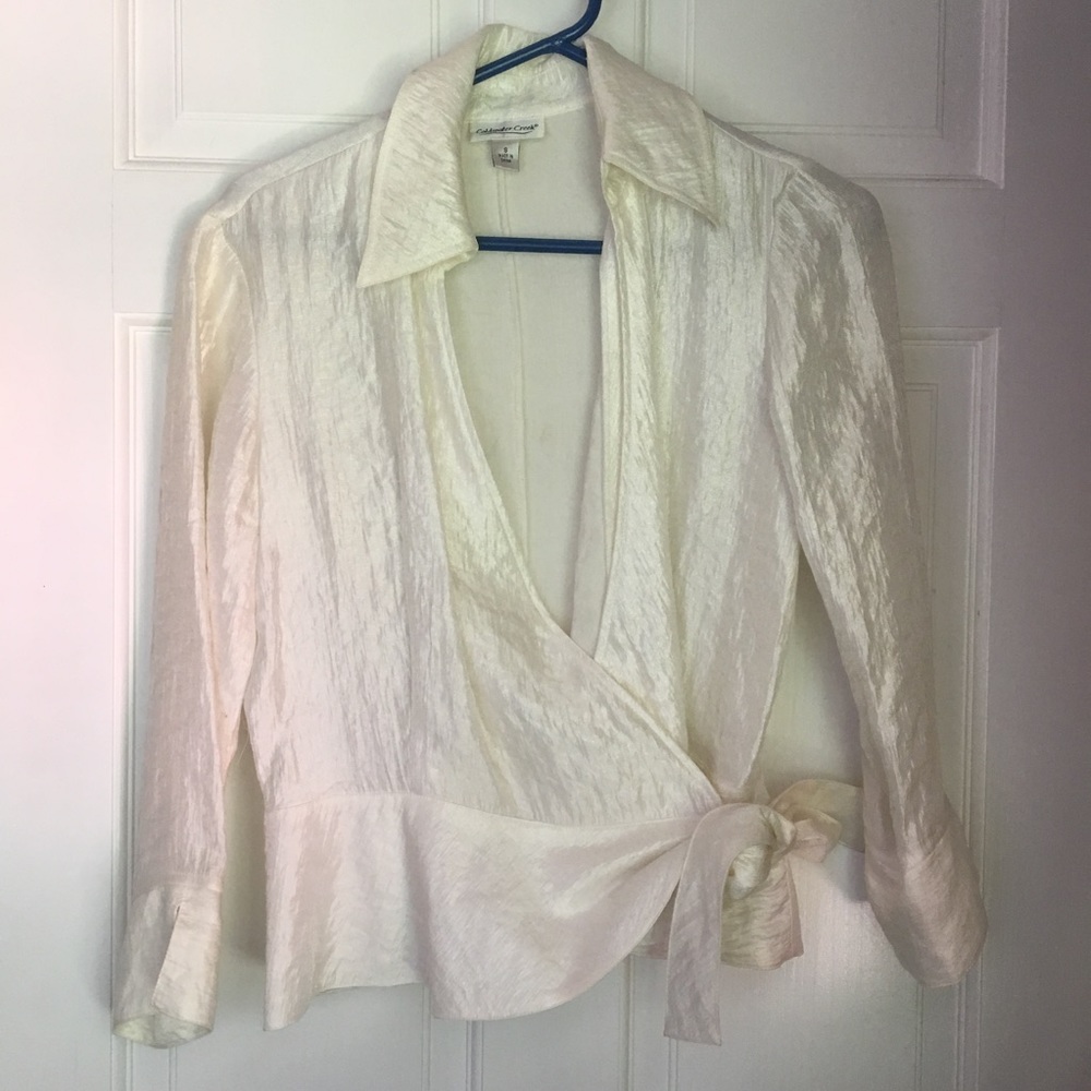 Coldwater Creek Wrap Blouse